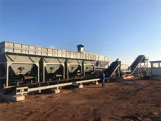 800t/H Pabrik Pencampuran Tanah Stabil Otomatis Pabrik Campuran Siap Produktivitas Tinggi