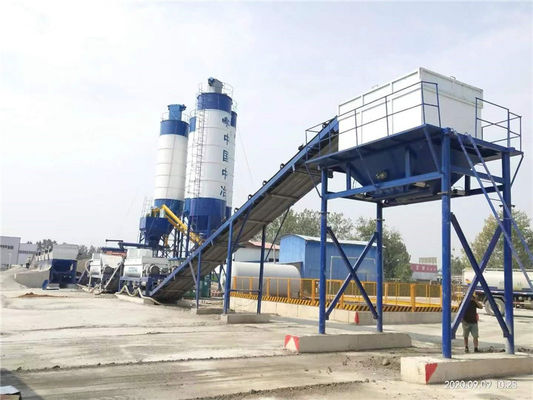 Kontrol Otomatis Pabrik Konstruksi Jalan Stasiun Pencampur Tanah Stabil 115KW-200KW