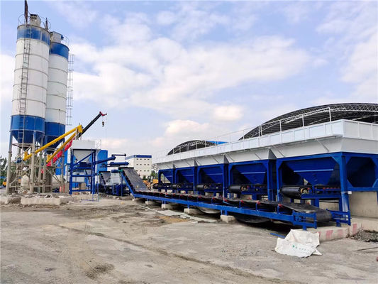 300t/H Hingga 800t/H Stasiun Pencampuran Tanah Stabil Kontinyu Untuk Bahan Dasar Jalan
