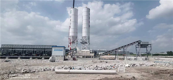 Konstruksi Bandara Menstabilkan Stasiun Pencampur Tanah 125KW Sampai 200KW
