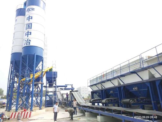 60m3/H Ruang Kontrol Unik Pabrik Pencampur Tanah Stabil