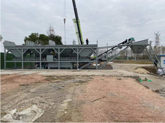 Stabil Movable Air Stabilized Mixing Plant tanpa fondasi