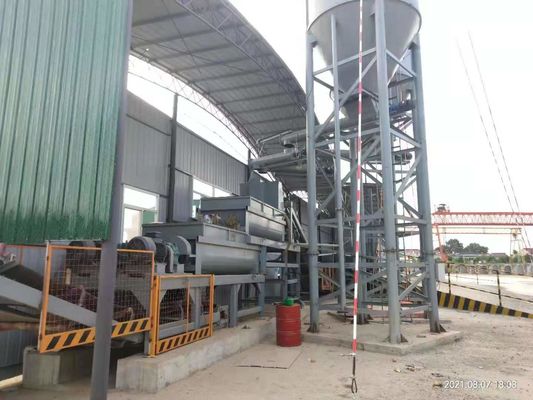Pabrik Campuran Tanah Stabilisasi Beton Mobile Daya Listrik