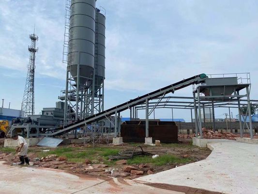 Pabrik Campuran Tanah Stabilisasi Kapasitas Tinggi 300-600t/H Dengan Proses Produksi Stabil