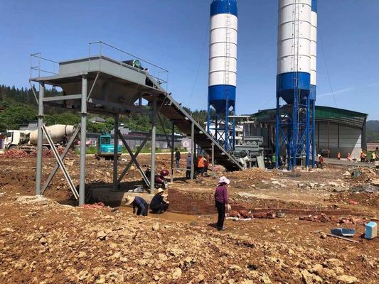 Proyek Konstruksi Pabrik Campuran Tanah Stabilisasi WDJ300/400/500/600 Berhasil