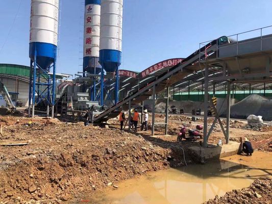 Pabrik Campuran Tanah Ponsel Produktif Tinggi Disesuaikan dalam Proyek Konstruksi